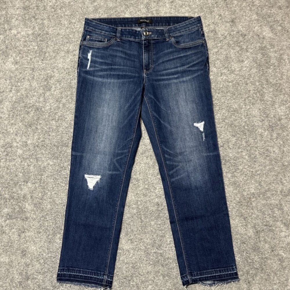 White House Black Market Women's Jeans Slim Crop Size 4